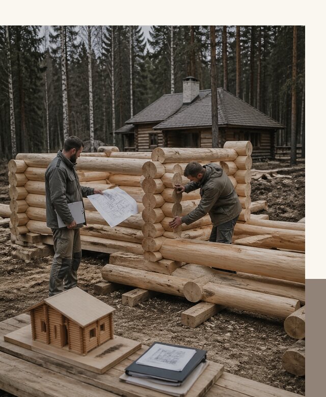 Проектирование и строительство домов из бревна в Красноуфимске